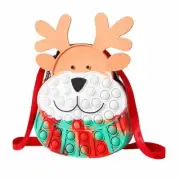 Reindeer Shoulder Bag - Push Pop Fidget Toy & Pop Purse Crossbody