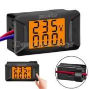AC 40-400V 100A Digital Voltage Ampere Panel Meter 110V 220V Ammeter Voltmeter F