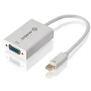 ALOGIC Premium 15cm Mini DisplayPort to VGA Adapter Male to Female WHITE MDP-VGA-AIC