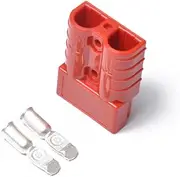 BUGUUYO 10pcs 50a 600v Ac/dc Red Connector Plugs High Tension Springs for Caravan