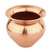Pure Copper Lota - Ghadvi Lota, Hindu Pooja Kalash 150ML