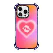 iPhone 16 Pro Bounce Case MagSafe Compatible Dolphin Heart - Love