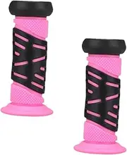 TOGEVAL 1Pair Bike Grip Handle Bar Grip Rubber Non Slip Grips for Tricycles and Scooters Comfortable Shock Absorbing Design