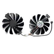 2x of Graphics Card Cooling Fans FY010010M12LPA for XFX RX6600 6600XT Speedster