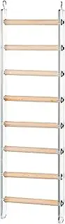 Bird Cage Ladder - Conure Cage Stand Accessories | Birds Climb Ladder with 360° Rotatable Hook for Lovebirds, Parrot, Parakeet, Budgies, Cockatiel
