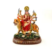 Krishna Culture Durga on Tiger statue - NEW