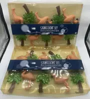 Two Sets of Flamingo 8.5’ Feet Indoor Outdoor Patio String Lights