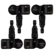 4 TPMS Sensors schwarz for Mazda 2 plug&play tyre valve air pressure