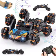 8 Wheels Stunt Car with Spray 360 Degree Hand Gesture Sensing RC Off Road Toy