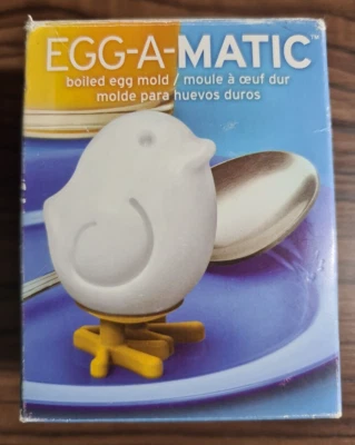 Genuine Fred Egg-A-Matic boiled egg mould with instructions. New, in box