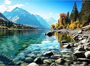 VOLUVOLU 500 Piece Puzzle for Adults, Jigsaw Puzzle,Glacier Park Jigsaw Puzzles 500 Pieces Birthday Party for Family Kids and Adults Funny Puzzle for Adults