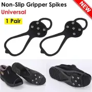 Ice Cleats Crampons Snow Shoe Spikes Grips Anti-Slip For Shoes Boots Walking