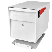 Locking Post Mount Mailbox with High Security Reinforced Patented Locking Alpine