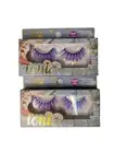 Ioni 3D Faux Mink Lashes Purple Wispy Lot Of 2