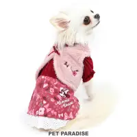 在飛比找蝦皮商城優惠-【PET PARADISE】米妮氣質毛毛洋裝 (DSS/SS