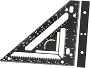 TEHAUX 1 Set Woodworking Ruler Durable Measurement Tool for Precision Drawing Compact Design for Easy Use for DIY Enthusiasts and Professionals