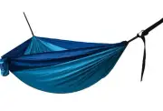 Hidden Wild Double Travel Hammock with Carry Bag in Blue