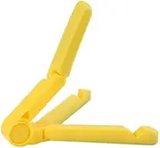 Tablet Stand Holder Foldable Adjustable Angle Support Bracket Mount for iPad Android Kindle e-Book PC Mobile Phone Holder,Yellow