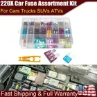 220X Car Blade Fuse Assortment Assorted Kit Blade Auto Truck Automotive Parts U*