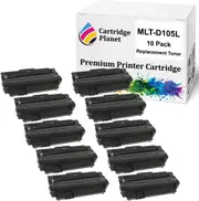 10-Pack Compatible Toner Cartridge for Samsung MLT-D105L MLTD105L SU768A (2.500 Pages) for Samsung ML1910 ML1915 ML2525 ML2540 ML2545 ML2580N SCX4600 SCX4623F SF650 SF650P