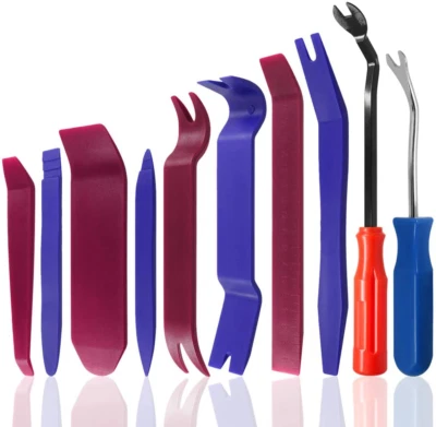 Set of 10, Auto Trim Removal Tools Kit, Findtop Car Panel Dash Radio Removal Ins