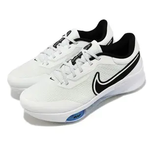 Nike 高爾夫球鞋 Air ZM Infinity Tour Next% 男女鞋 寬楦 白 黑 氣墊 鞋釘 DM8446-103