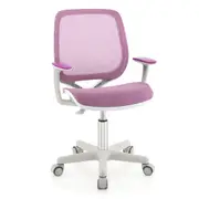 Giantex Kids Desk Chair Swivel Mesh Computer Chair w/Adjustable Height & Armrests Ergonomic Task Study Chair Purple
