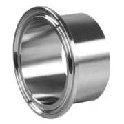 STEEL & OBRIEN L14AM7-6-316 6" Tri-Clamp End x Medium Weld Ferrule - 1-1/2"