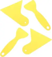 LALADEFIEE Vinyl Wrap Scraper Tool Set 4 Pack Car Film Window Decal Sticker Remover Wallpaper Squeegee Friendly