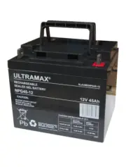 2 x 12v 45AH PIHSIANG SCOOTER SEALED AGM/GEL DEEP CYCLE BATTERIES