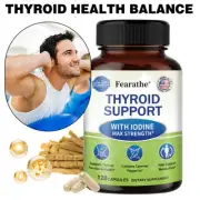 Thyroid Support with Iodine, L-Tyrosine, NON-GMO - Energy & Metabolism