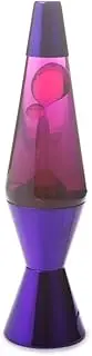MDI Australia Diamond Motion Lamp in Metallic Purple Pink Magma in Purple Liquid