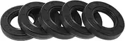 X AUTOHAUX Universal Oil Seal TG4 Lip Seal Ring Rotary Shaft Seal 30x52x10mm High Pressure NBR Rubber Black 5 Pcs