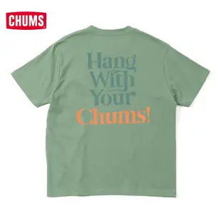 CHUMS Picnic Booby Pocket T-Shirt 中性 短袖上衣 羅勒綠 CH012192M102