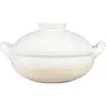 長谷園 31CM IGA 沙鍋 沙鍋 蒸汽鍋陶罐大白色 在日本製造