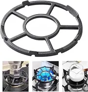 Gocoffun Cast Iron Wok Support Ring, Non Slip Gas Ring Reducer for Moka Pot Coffee Pot Small Saucepan, Reducer Ring Holder Trivets Extender for Gas Hob Stove