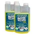 2x 1L Enzyme Wizard Drain Odour Eliminator & Maintainer Kitchen/Bathroom Cleaner