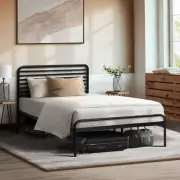 Oikiture Metal Bed Frame King Single Size Bed Base Beds Platform