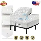 Durable Waterproof King Mattress Protector with Deep Pocket for Adjustable Beds