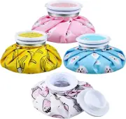 4 Pack Reusable Ice Bag and Hot Water Bag for Adults Ice Packs Cold & Hot Use fo