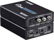 Tendak HDMI to Composite 3RCA AV S-Video R/L Audio Vdieo Converter Adapter Upscaler Support 720P/1080P with RCA/S-Video Cable for PC Laptop Xbox PS3 TV STB VHS VCR Camera Blue-Ray DVD