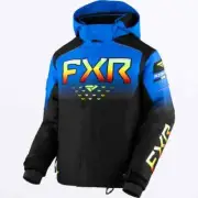 FXR Youth Child Kids HELIUM Blk/Blue/Inferno SNOW JACKET -Sizes 6 or 16 - NEW