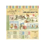 Graphic45 HIP HIP HOORAY 12x12 Collection Kit HUGE BUNDLE w/ Binder Album