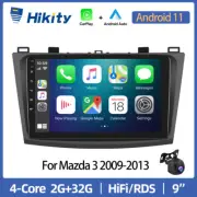 2+32G 9'' Apple Carplay Android 11 Stereo Radio Head Unit For Mazda 3 2009-2013