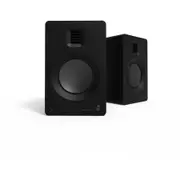 Kanto TUK 260W Powered Bookshelf Speakers with Headphone Out, USB Input, Dedicated Phono Pre-amp, Bluetooth - Pair, Matte Black