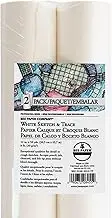 Bee Paper - 2 Pack 12" x 50 yds White Sketch and Trace Roll, for Drawing, Tracing, Sketching, and Sewing Pattern