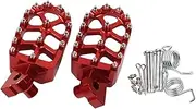 JININGLEZX Compatible with Yamaha TENERE 700 7 Rally World Raid XTZ700 XTZ 700 690 XT700Z Motorcycle Accessories Footrest Foot Peg Rest Pedals Footpegs(Red)