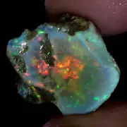 13.30 Cts Amazing Ethiopian AAA "Play-Of-Color" Fire Opal Rough Natural Gemstone