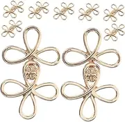 Baluue 10 Pairs Chinese Closure Buttons for Hanfu Qipao and Modern Fashion Secure Fastening for Clothing and Craft Projects Robust Construction