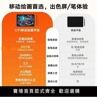 【台灣公司保固】友基UT1數位屏繪畫平板 一體機學習手寫繪圖手繪屏液晶繪畫數位板